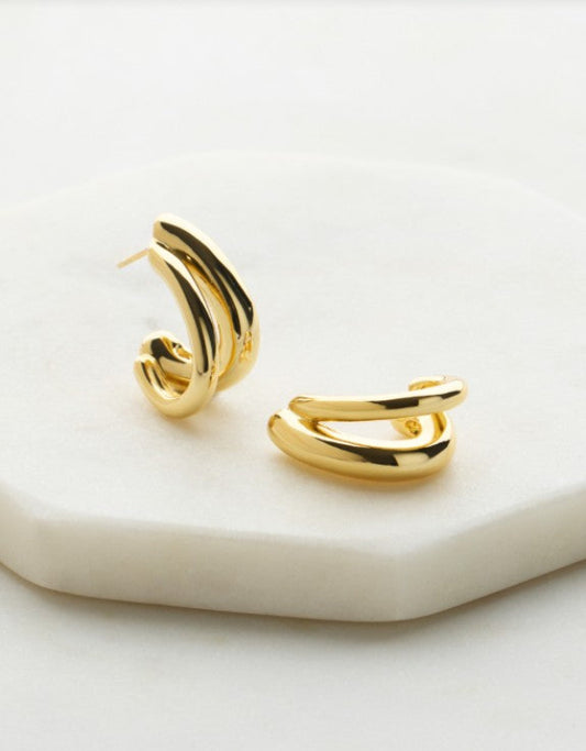 Aria Hoop Gold
