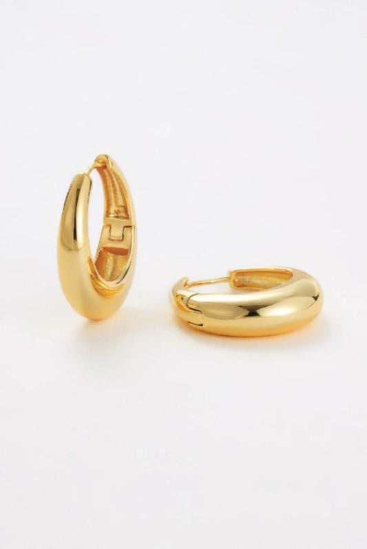 Cleo Hoop Large Gold