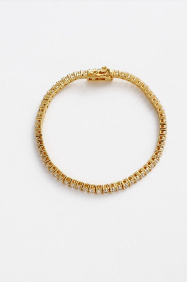 Dani Tennis Bracelet Gold  