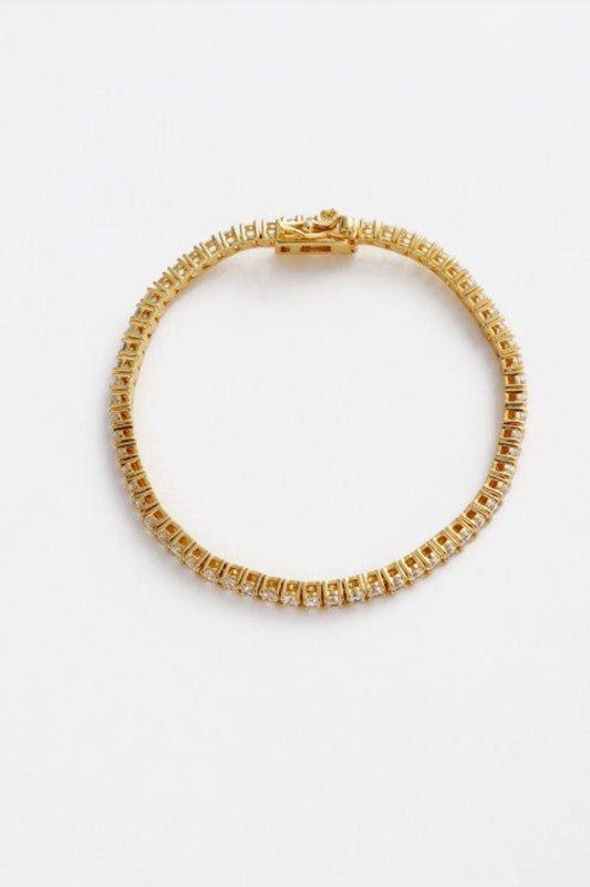 Dani Tennis Bracelet Gold  