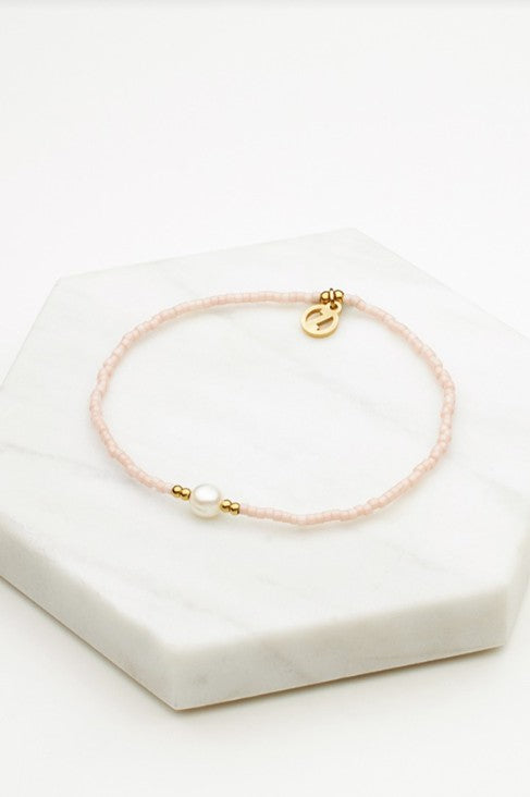 Emma Bracelet Dusky Rose Pink