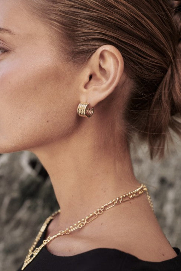 Jade Hoop Gold