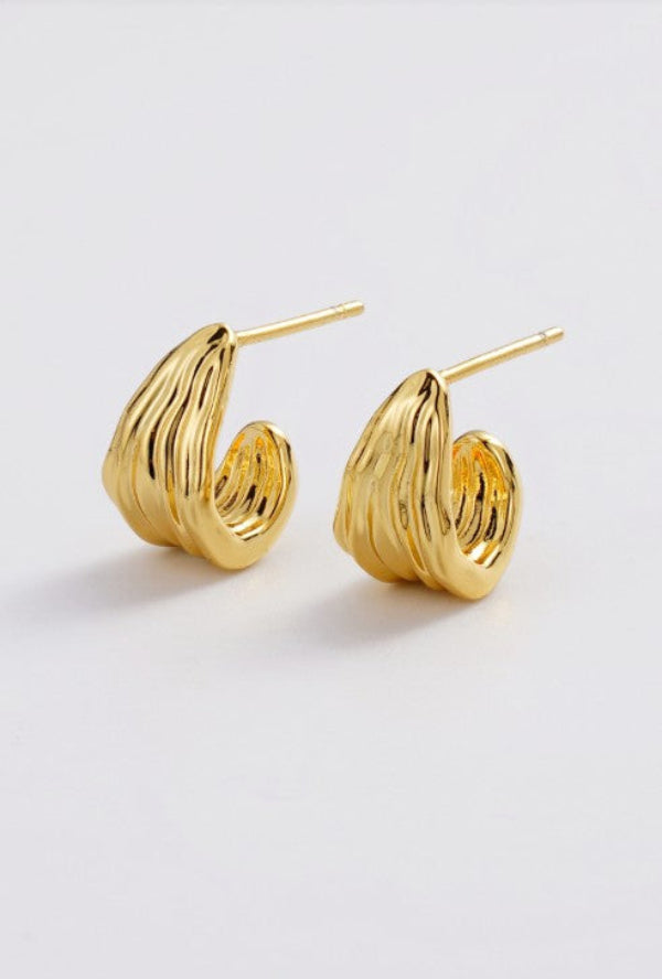 Lexi Hoop Small Gold
