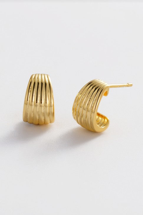 Sasha Hoop Small Gold
