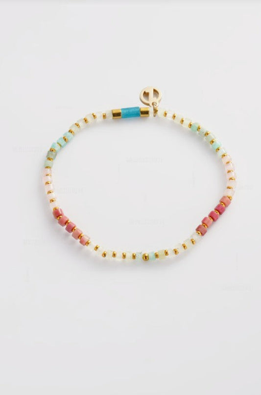 Terry Bracelet Aqua Coral