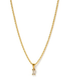Arms of Eve Gia Gold Necklace Stone