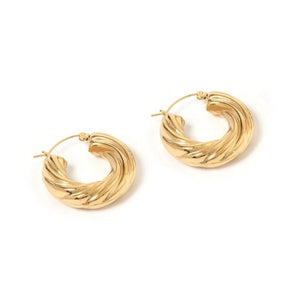 Arms of Eve Rizzo Gold Hoop Earrings