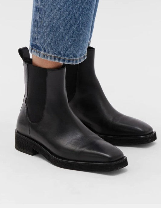Assembly Label Clara Leather Boot Black