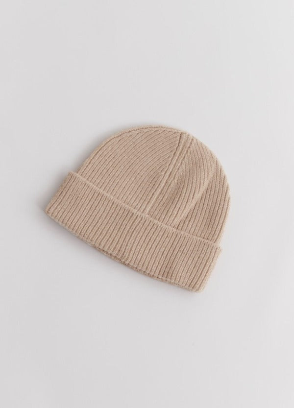 Assembly Label Wool Beanie Almond Marle