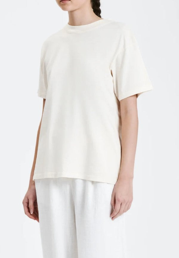 Nude Lucy Frankie Organic Washed BF Tee Cloud