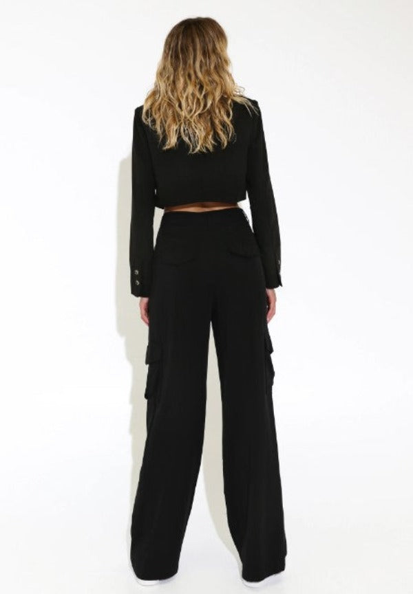 MADISON THE LABEL Samson Crop Blazer