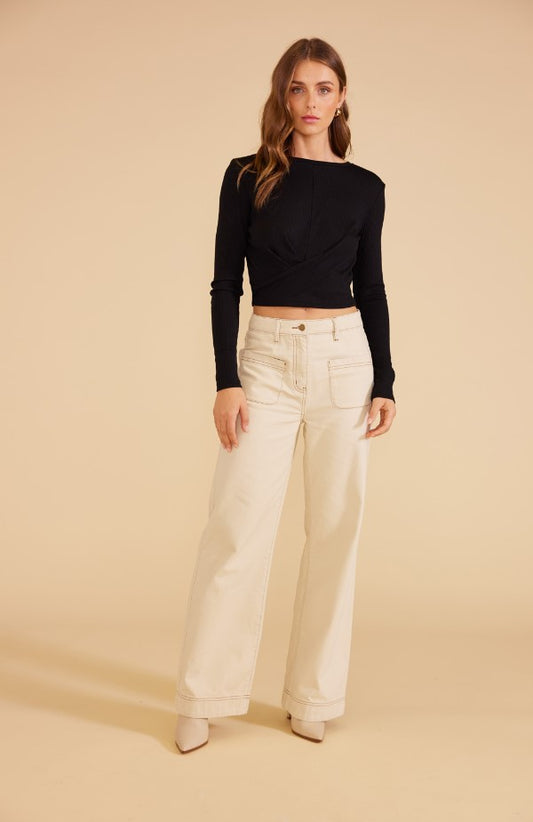 MINKPINK Victoria Top Black