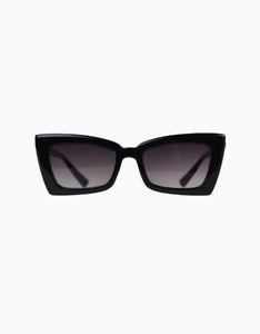 Peta + Jain Gemini Sunglasses Black Frame Smoke Lens