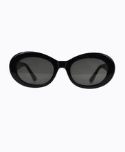 Peta + Jain Willow Sunglasses Black Frame Smoke Lens