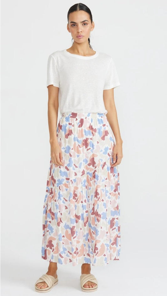 Staple The Label Artistry Midi Skirt Multi