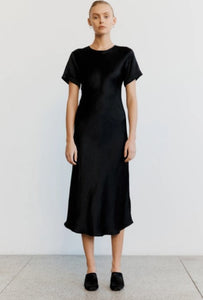 Third Form Crush Bias Tee Midi Dress Black